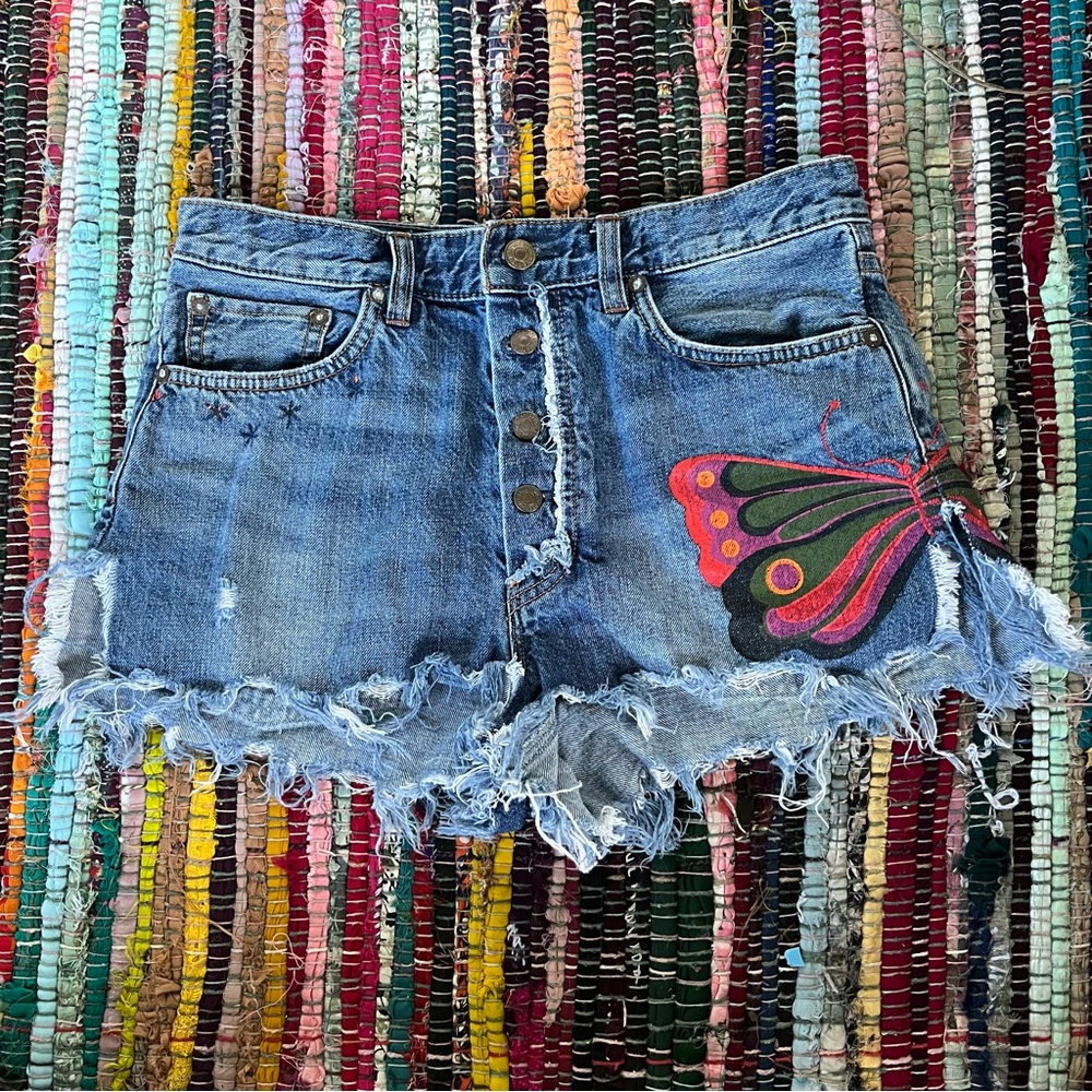 Free People Field of Sun shorts